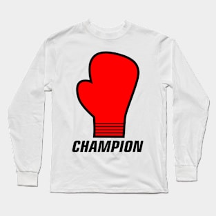 Athletic champion workout and gym tshirt for athletes. Long Sleeve T-Shirt